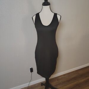 Heart Hips Elegant Black Mini Dress Size large